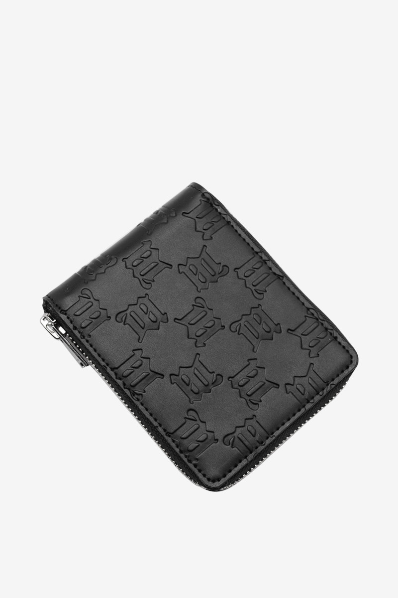 black embossed lv wallet