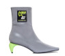 Europa Slicer Ankle Boots Grey/Neon