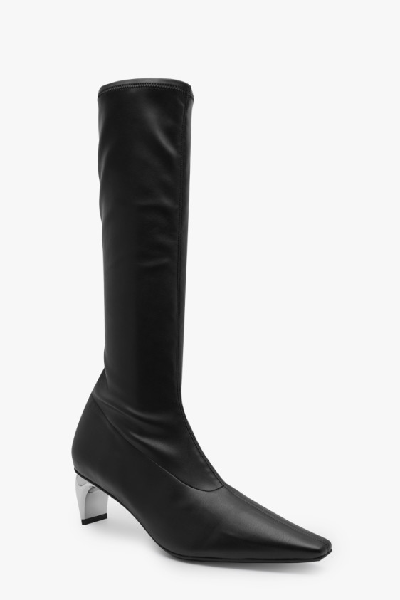 Knee-High Slicer Boots Black
