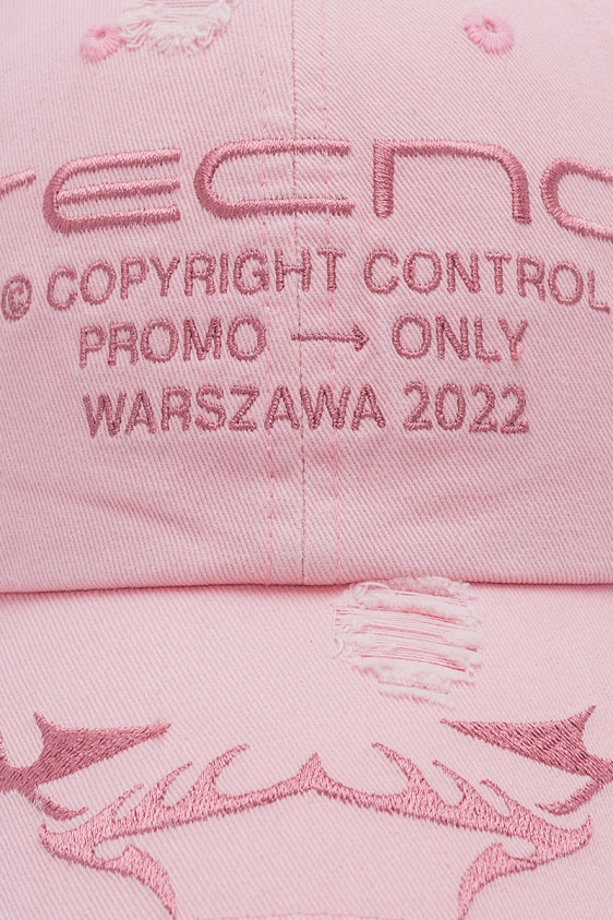 Washed Pink Tecno Cap