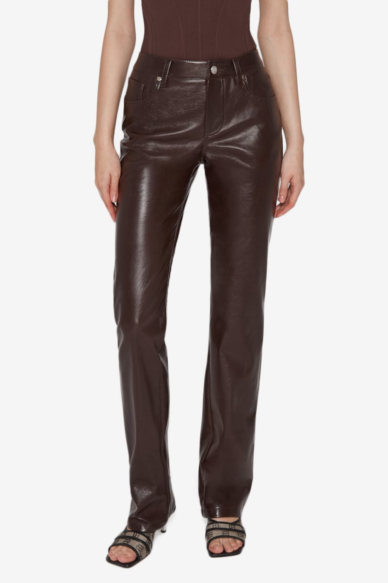 Faux Leather Trouser - L.A. Green