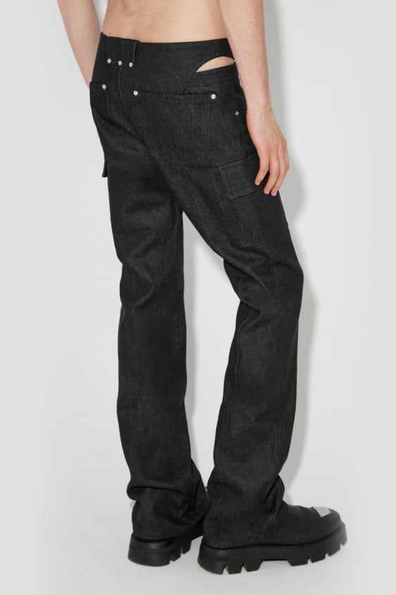 Dark Room Cut Out Trousers
