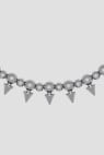 Ball Chain Spike Necklace