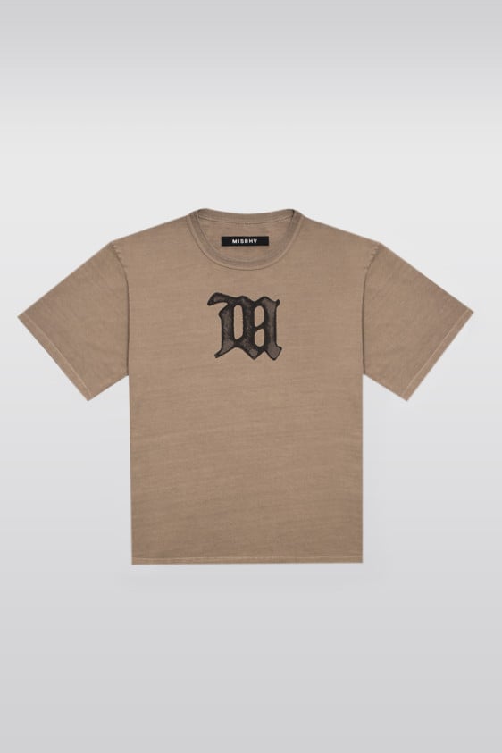 Signature T-Shirt Washed Brown