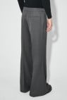 Flared Tailored Trousers Grey