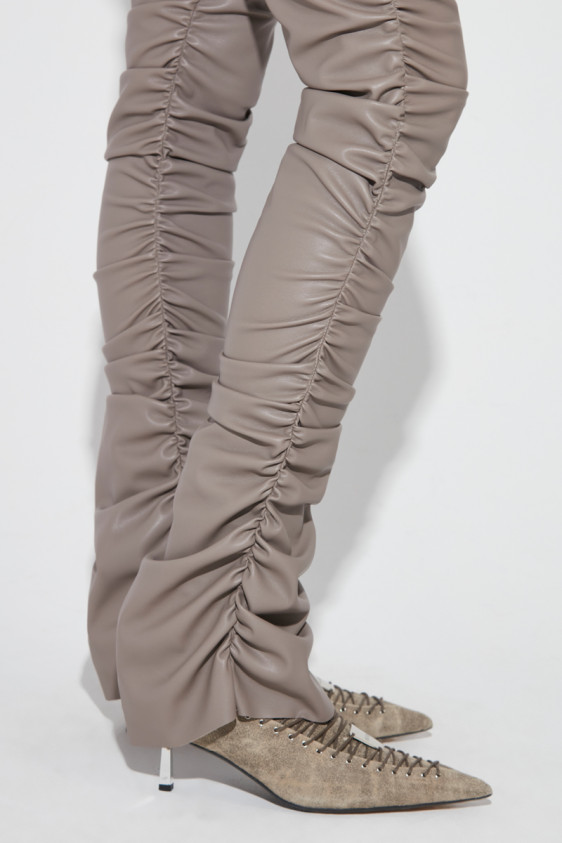 Womens Pants  MISBHV Nylon Monogram Track Trousers Olive Green - Minimakz