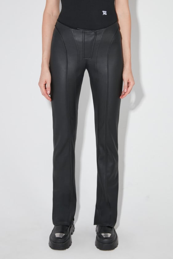 Harley Matte Faux Leather Trousers
