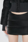 Puffer Trinity Latex Mini Skirt Black