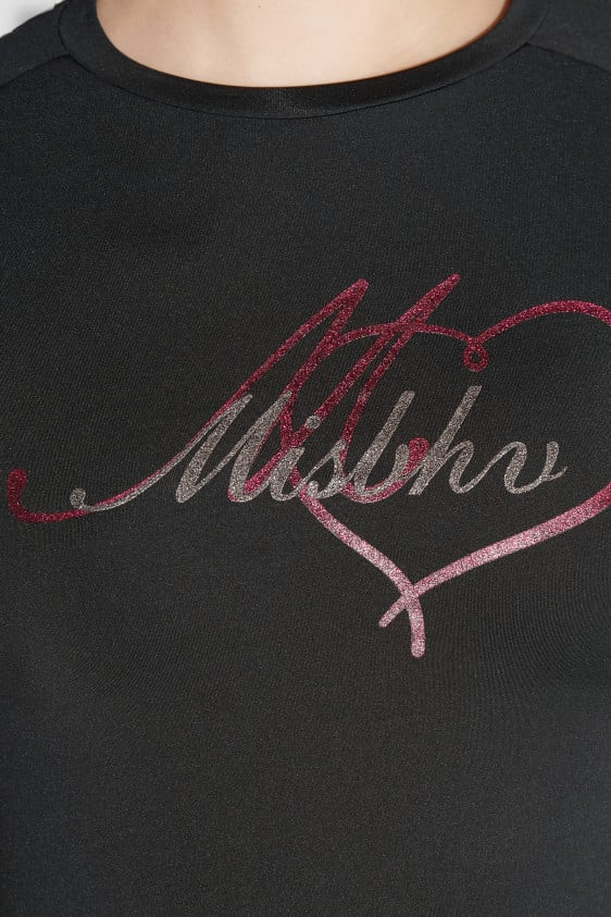 Misbhv Heart Baby T-Shirt Black