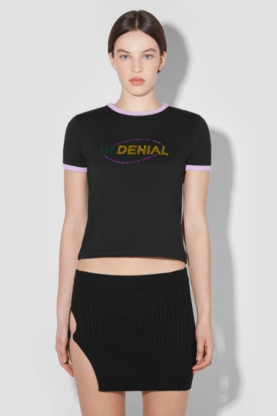 In Denial T-Shirt Black