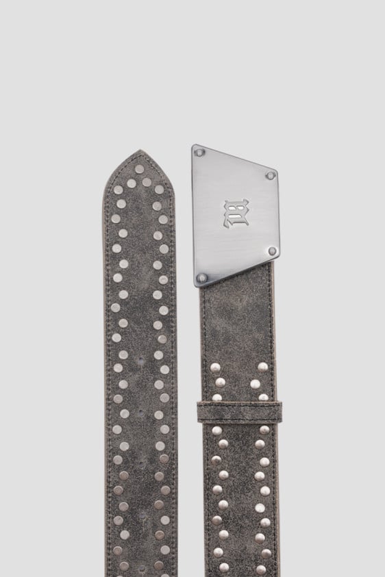 The 2000 Buckle Belt With Silver Studs
