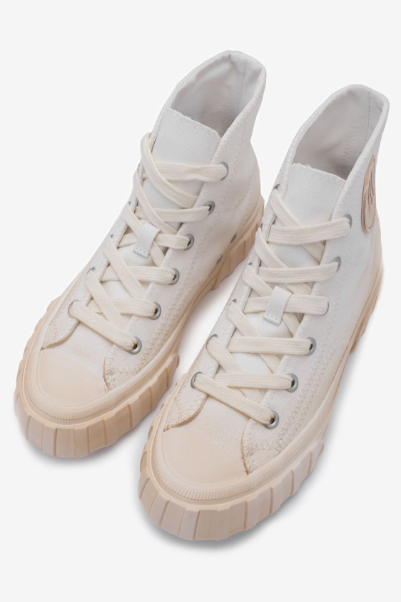 Army Sneaker High Vintage White