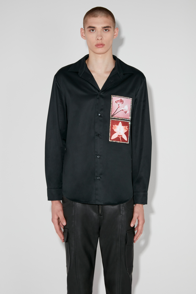 Lily / Orchid / Robert Mapplethorpe Shirt Black