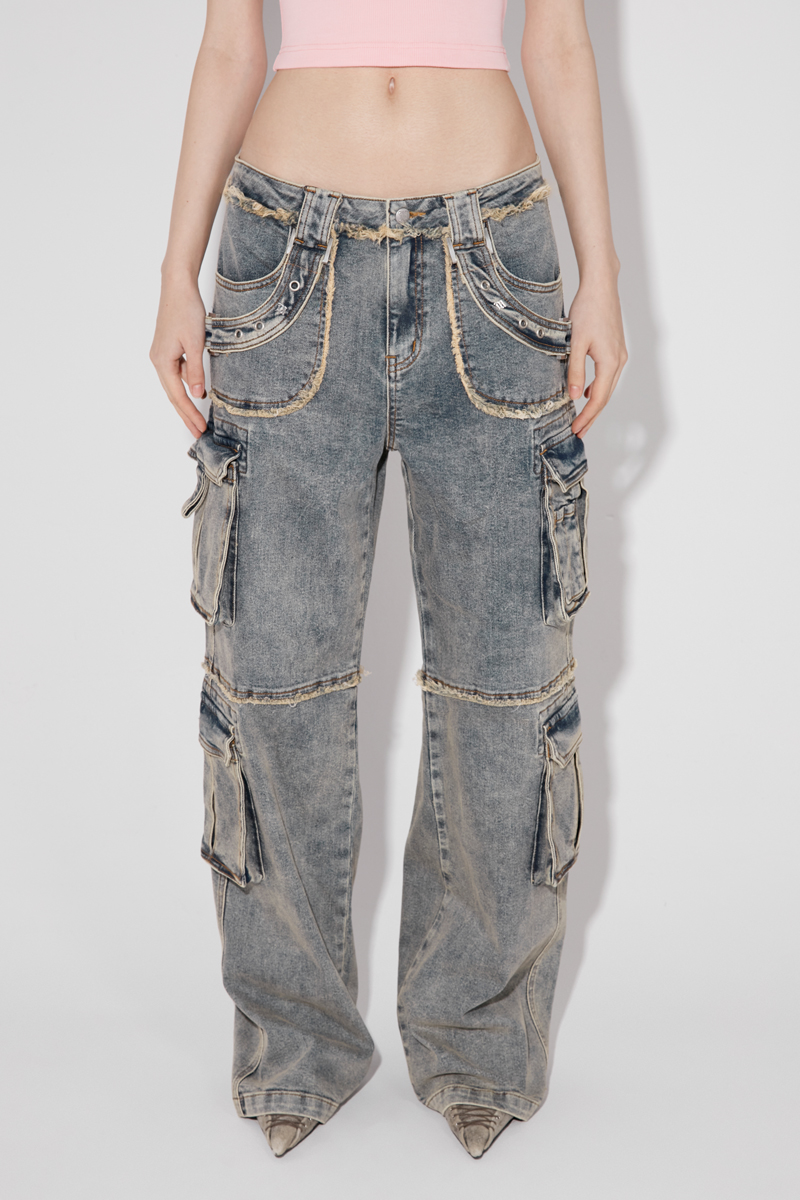 Monogram Jacquard Jeans - Women - Ready-to-Wear