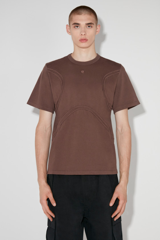X T-Shirt Dark Brown